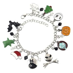 NWT The Nightmare Before Christmas Colored Charm Bracelet